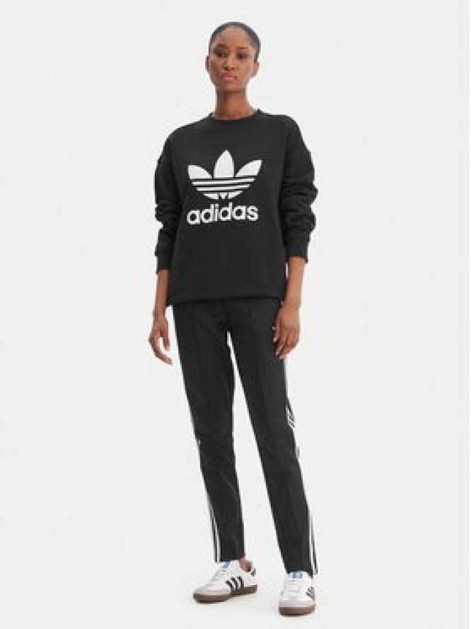 adidas Bluza Trefoil Crew FM3272 Czarny Regular Fit