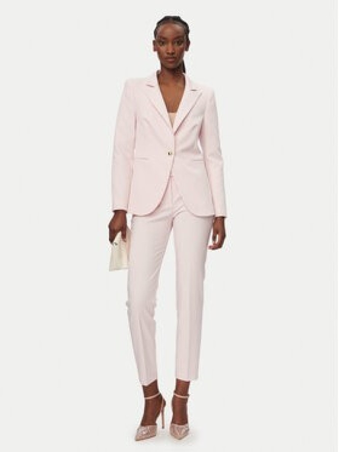 Rinascimento Spodnie materiałowe CFC0128638003 Różowy Slim Fit