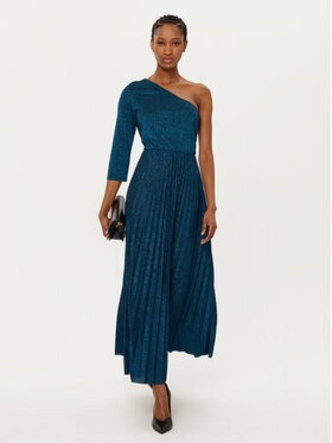 Rinascimento Sukienka koktajlowa CFC0121689003 Granatowy Regular Fit