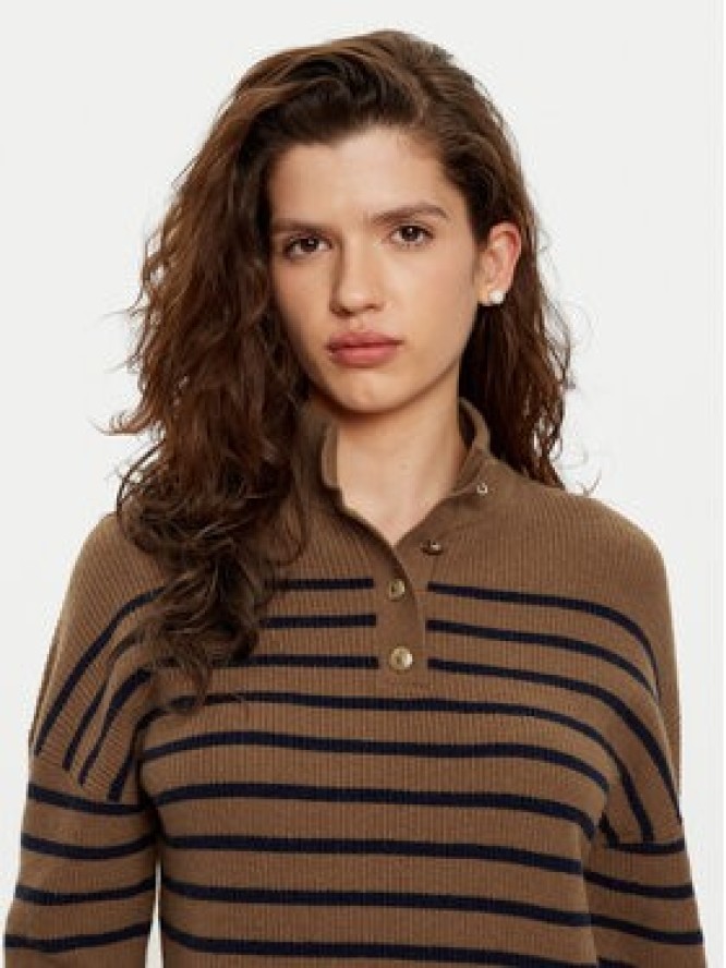 Tommy Hilfiger Sweter WW0WW44981 Brązowy Relaxed Fit