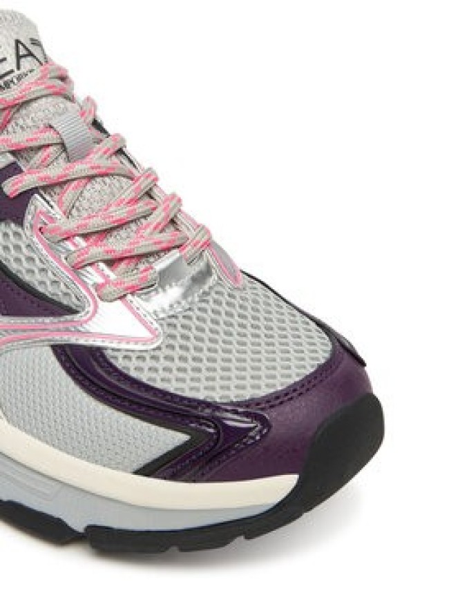 EA7 Emporio Armani Sneakersy X8X249 XK446 MZ223 Fioletowy