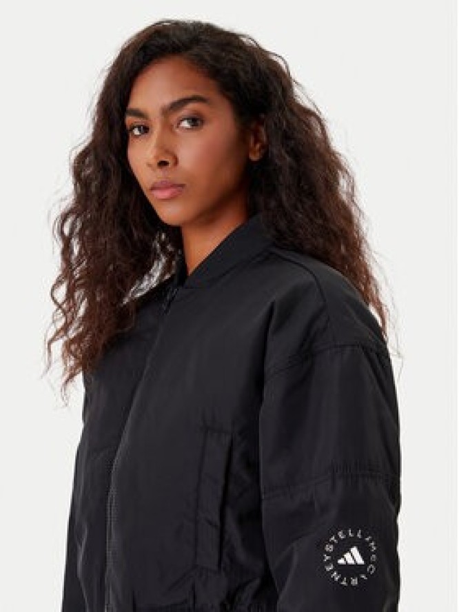 adidas by Stella McCartney Kurtka bomber True Nature JF6030 Czarny Loose Fit