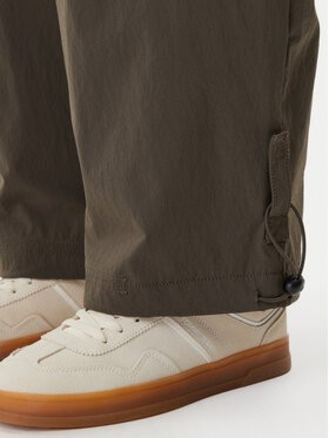 adidas Spodnie materiałowe Premium Essentials JD4785 Khaki Loose Fit