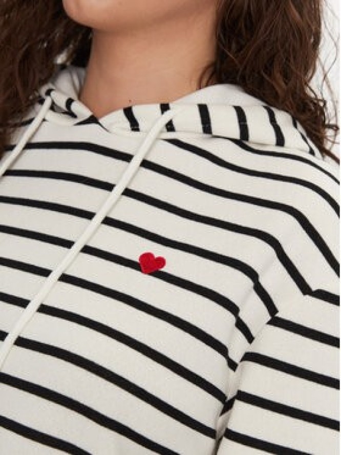 Pieces Bluza Chilli 17157466 Écru Regular Fit