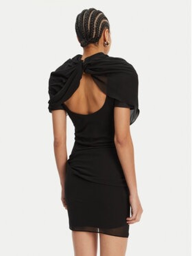 JACQUEMUS Sukienka koktajlowa 24H251DR130-1555 Czarny Regular Fit