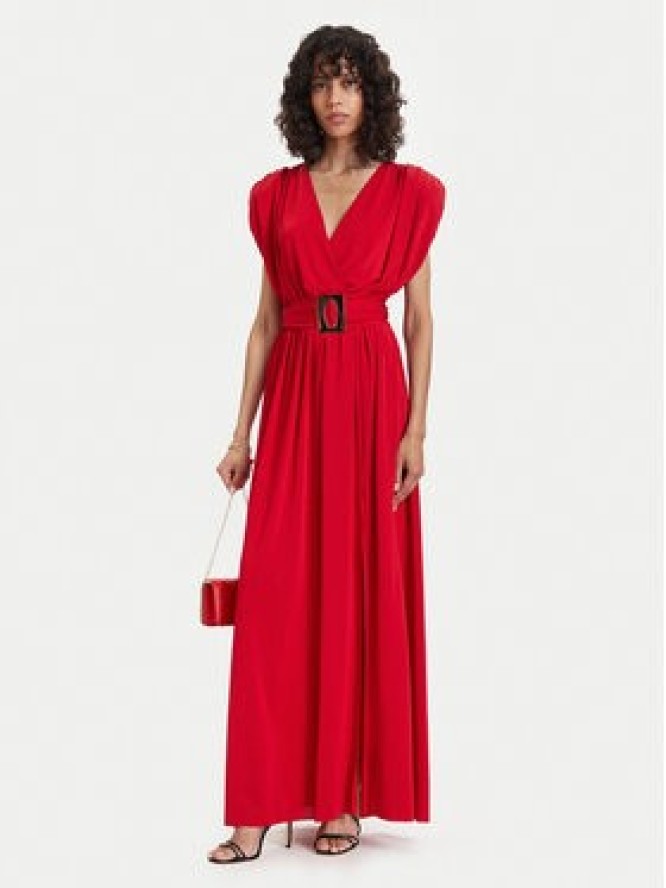 ACCESS FASHION Sukienka wieczorowa 63-3440-326 Czerwony Regular Fit
