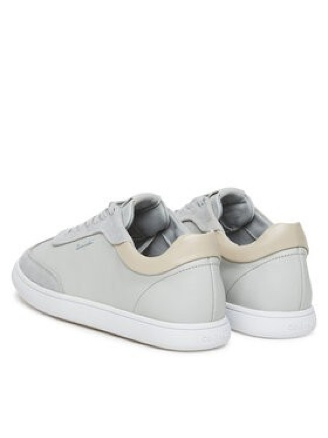 Calvin Klein Sneakersy Cupsole Lace Up - Lth Sue Mix HW0HW02435 Szary