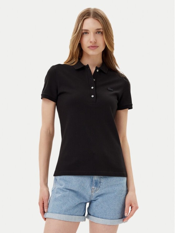 Lacoste Polo PF5462 Czarny Slim Fit