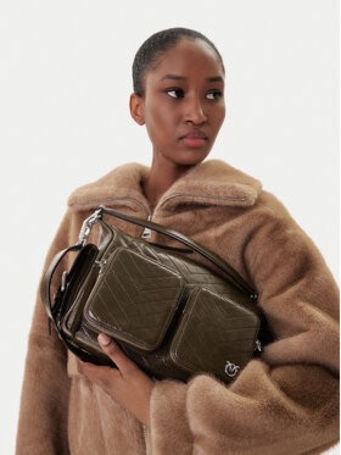 PINKO Torebka Cargo Camera Bag Al 25-25 PLTT 105110 A2JC Brązowy