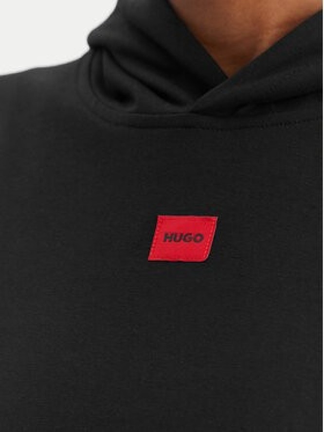 HUGO Bluza Signature 50556816 Czarny Regular Fit
