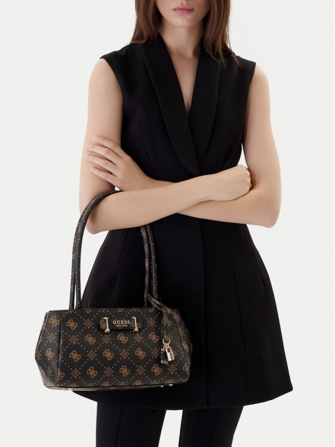 Guess Torebka Carrie Logo HWGP98 98080 Brązowy