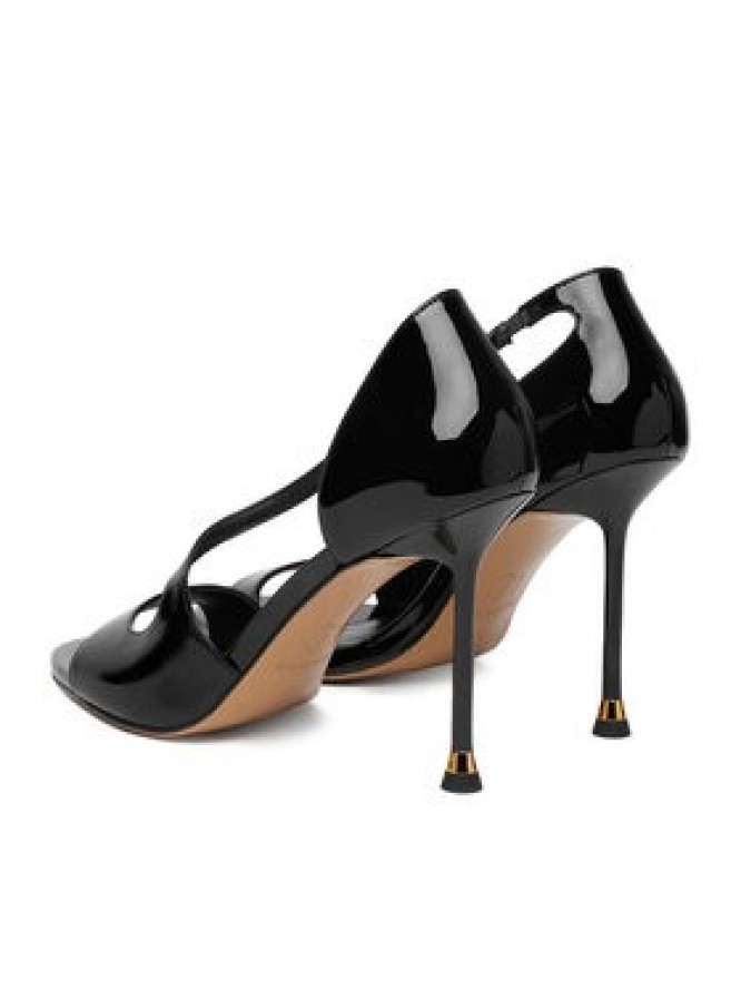 Eva Minge Sandały EO-VIOLETA-LT1735-2 Czarny