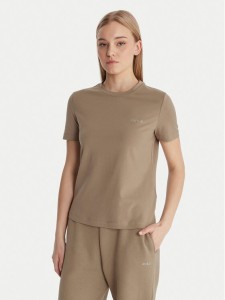 Guess T-Shirt V6RI07 J1314 Beżowy Regular Fit