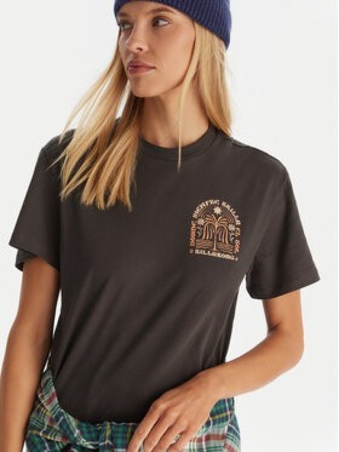 Billabong T-Shirt EBJZT00496 Czarny Oversize