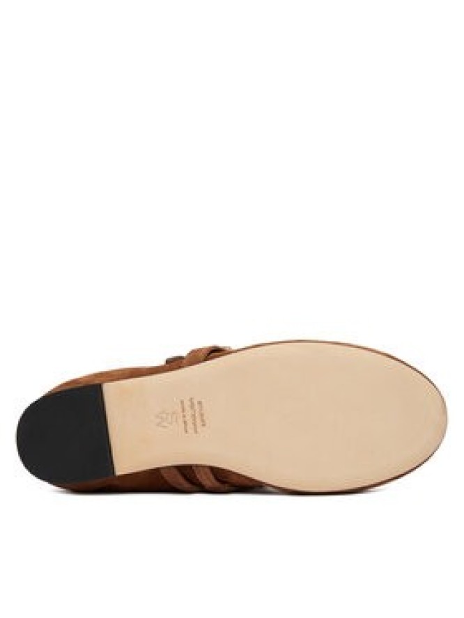 Stuart Weitzman Baleriny Socharming Mary Jane SN125 Brązowy