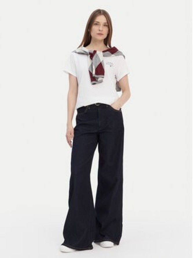 Tommy Hilfiger T-Shirt UW0UW04525 Biały Relaxed Fit