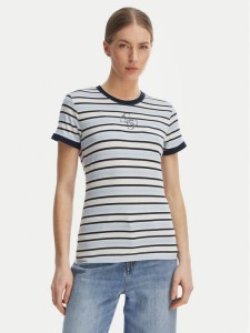 Guess T-Shirt W6GI18 K3040 Niebieski Classic Fit