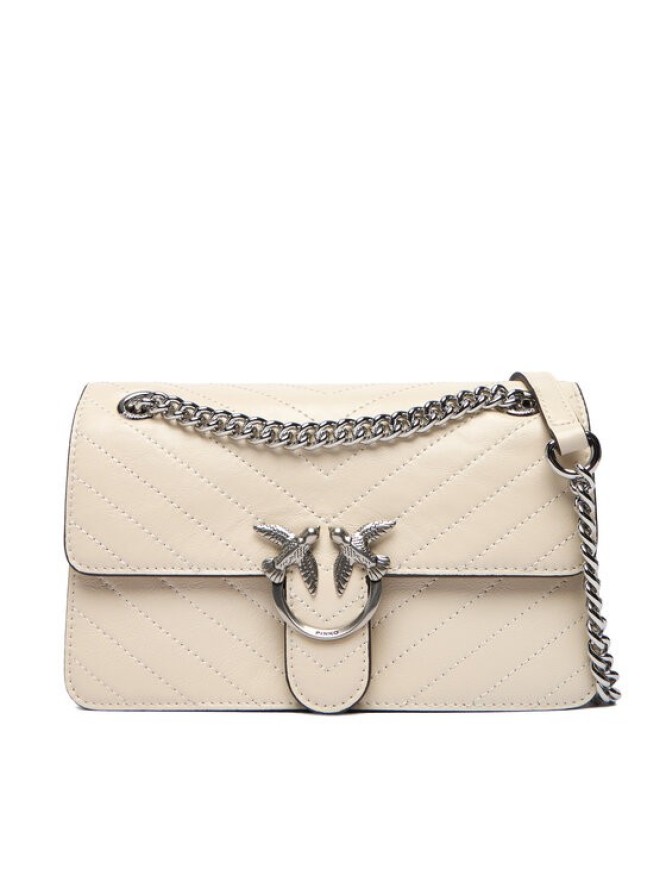 PINKO Torebka Love One Light Mini Al 25-26 PLTT 106173 A2JC Écru