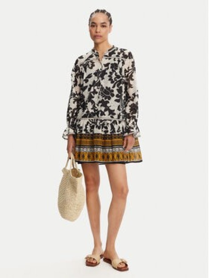 Devotion TWINS Sukienka letnia Genesis 025.305G Czarny Loose Fit