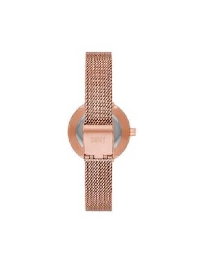 DKNY Zegarek Sasha NY6654SET Różowe złocenie
