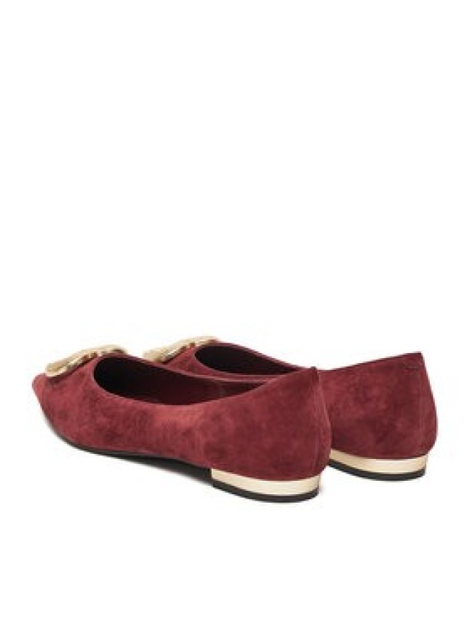 Eva Minge Baleriny EO-ELLA-1750-1-2 Bordowy