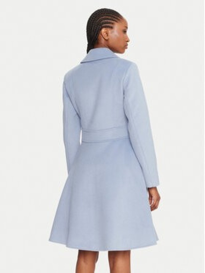 Rinascimento Płaszcz przejściowy CFC0125851003 Błękitny Slim Fit