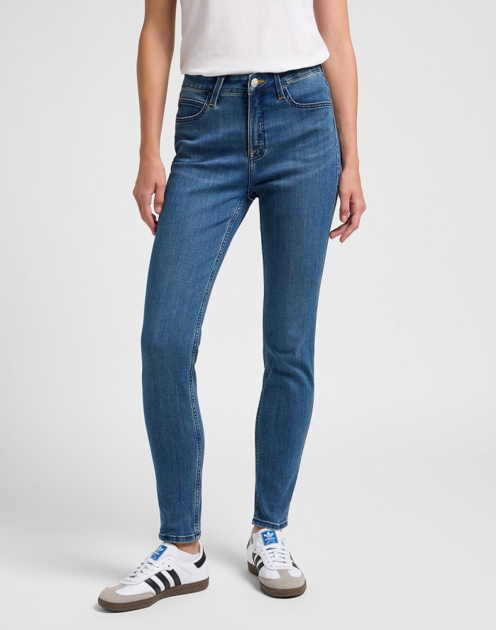 2-PAK JEANSÓW DAMSKICH LEE CBL MOM JEANS DENIM DAYS L34HUXE27 112340616 AND SKINNY SO CHIC L34GUZE28 112340591