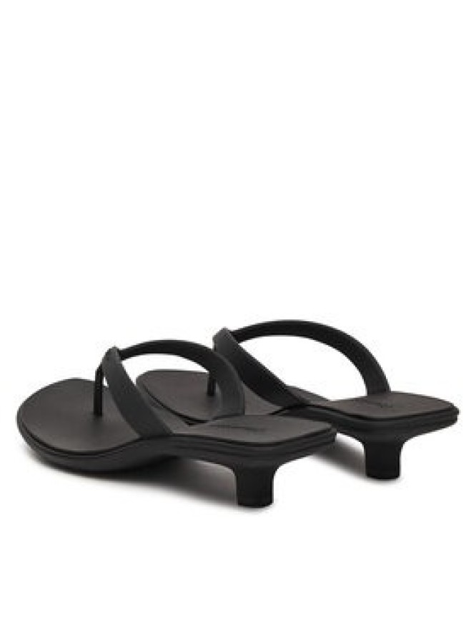 Calvin Klein Japonki Flip Flop Kitten Heel Thong Tpu HW0HW02965 Czarny