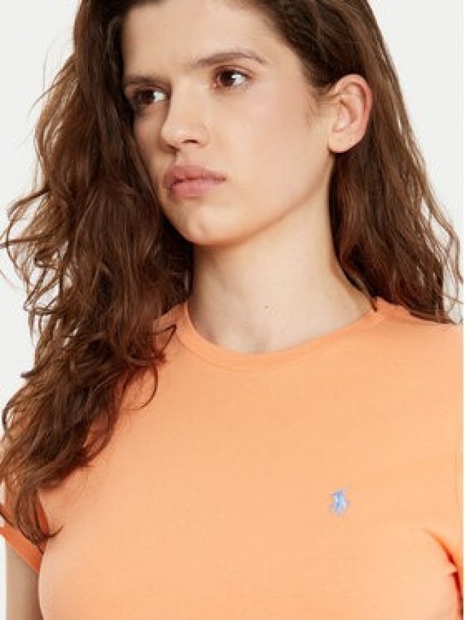 Polo Ralph Lauren T-Shirt 211898698029 Pomarańczowy Regular Fit