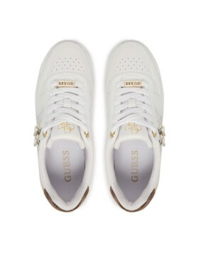Guess Sneakersy FLFMAG ELE12 Biały