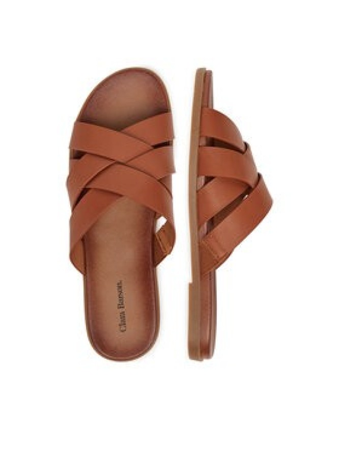 Clara Barson Klapki WS2520-03 Brązowy