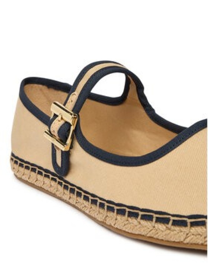 Tommy Hilfiger Espadryle Buckle Maryjane Espadrille FW0FW09239 Brązowy