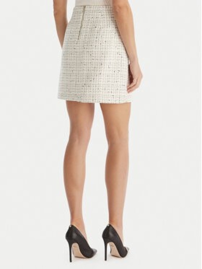 Morgan Spódnica mini 252-JGABY Beżowy Slim Fit