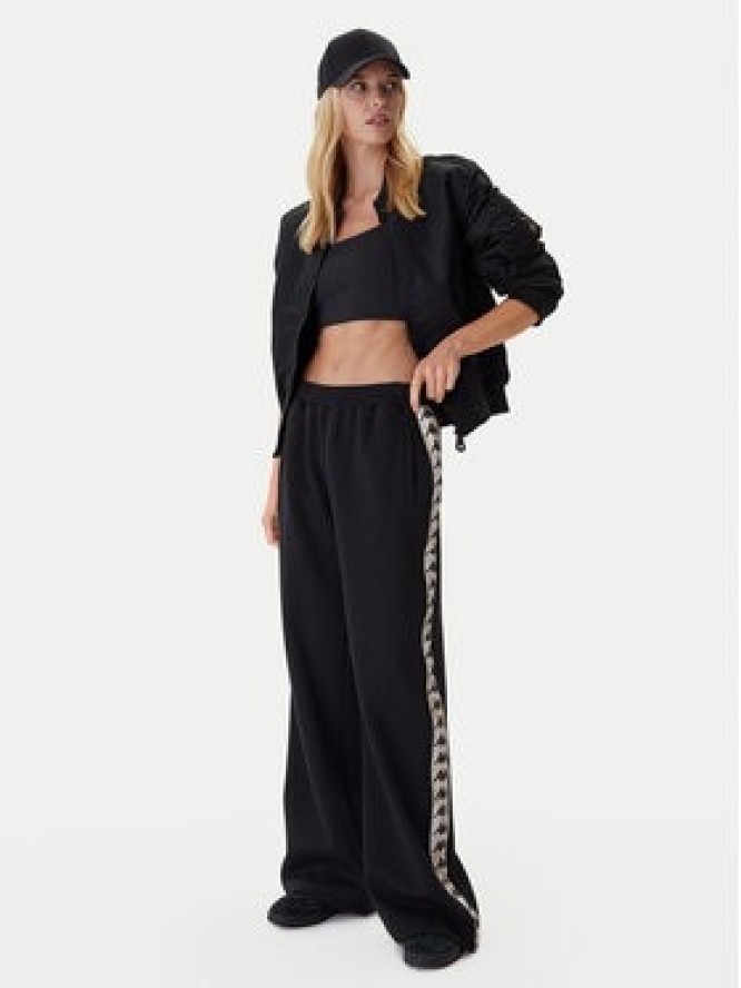 Kappa Spodnie dresowe Banda Petuniagt 371P8CW Czarny Comfort Fit