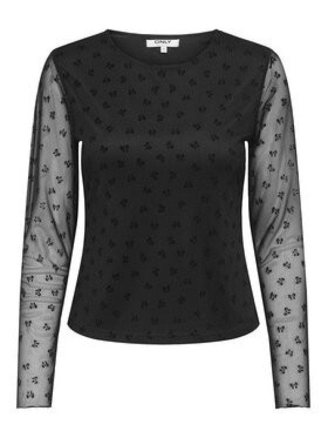 ONLY Bluzka Siena 15362924 Czarny Regular Fit