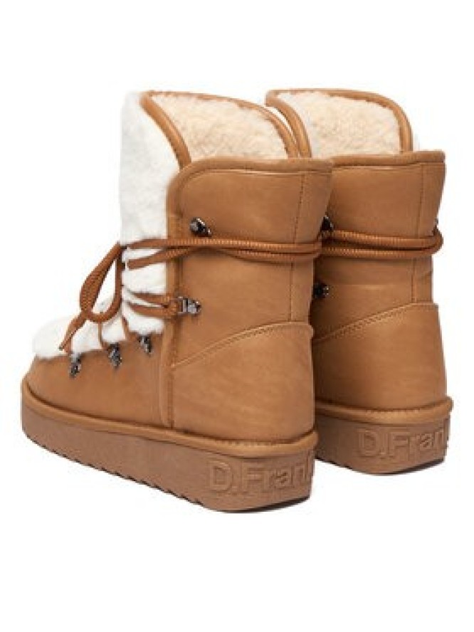 D.Franklin Śniegowce DFSH370022 Brązowy