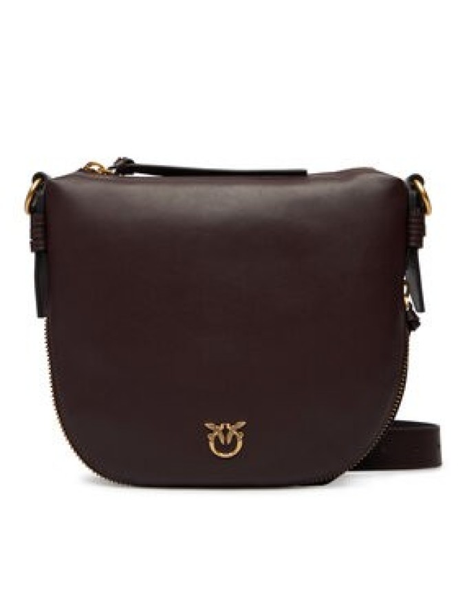 PINKO Torebka Hobo Zip Around Mini Ai 25-26 PLTT 105332 A0QO Bordowy