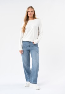 Niebieskie jeansy, Cropped straight, D-NAYA