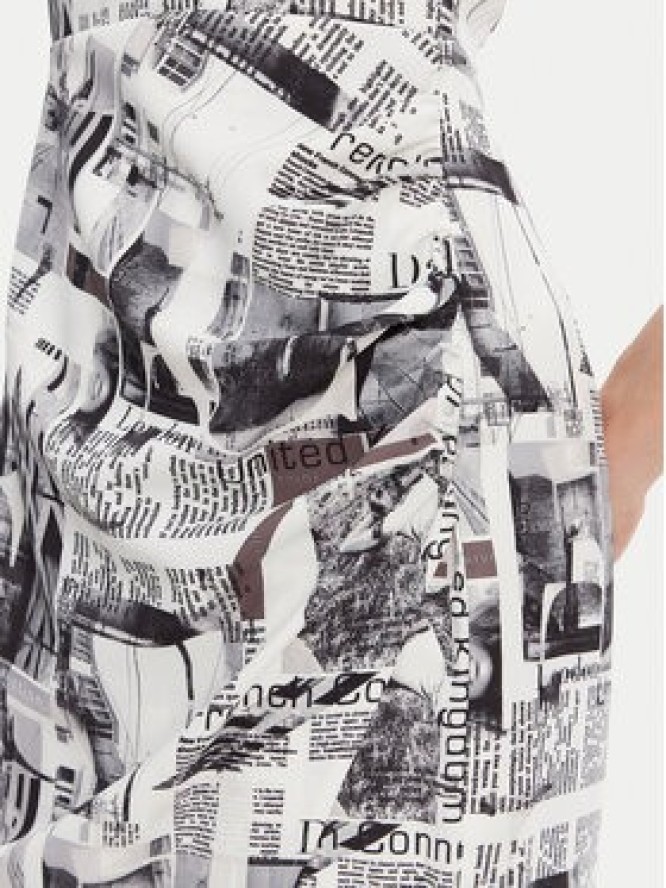 French Connection Sukienka koktajlowa 71YDQ Biały Regular Fit