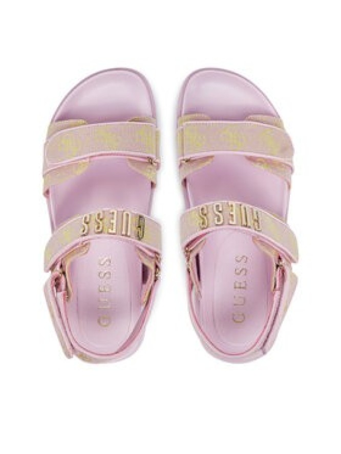 Guess Sandały FLJFDS FAL03 Różowy