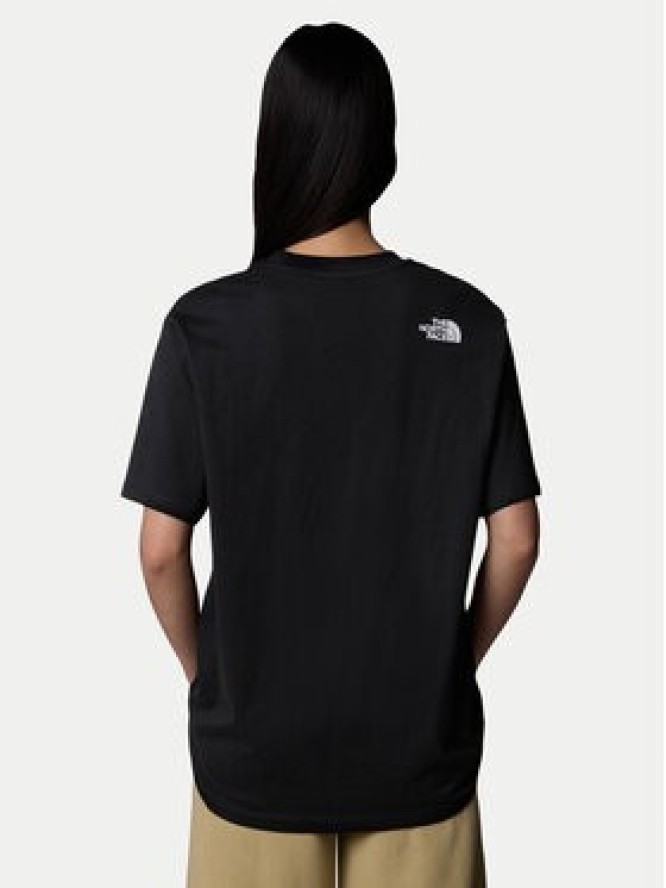 The North Face T-Shirt Simple Dome NF0A87NQ Czarny Oversize