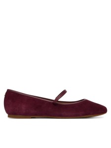 LAUREN RALPH LAUREN Baleriny Jayna Mj Fl 802P18425001 Bordowy