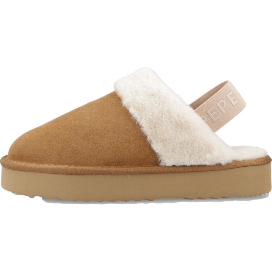 Buty PEPE JEANS DISSY TAPE W Brązowy