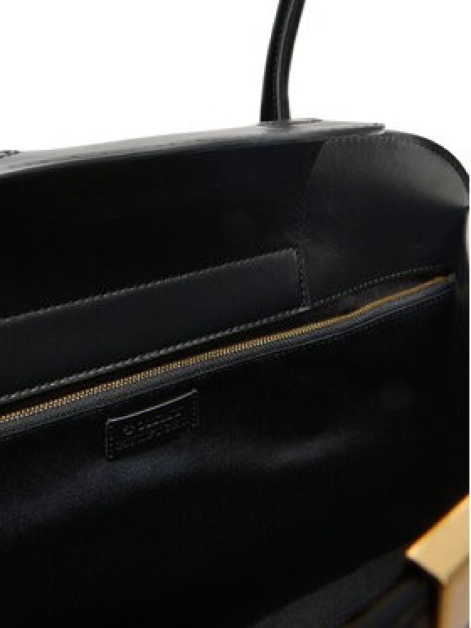 Tommy Hilfiger Torebka Iconic Leather Tote AW0AW18206 Czarny