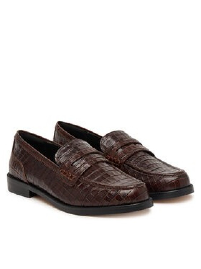Clarks Półbuty Straven2 Penny 26327145 Brązowy