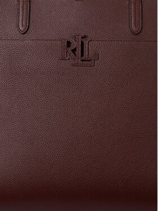 LAUREN RALPH LAUREN Torebka Large Cameryn 431960183010 Bordowy
