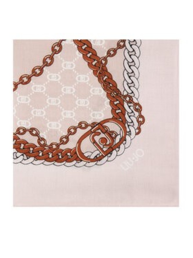 Liu Jo Chusta Ecs Foulard Logo Me 2F5073 T0300 Różowy