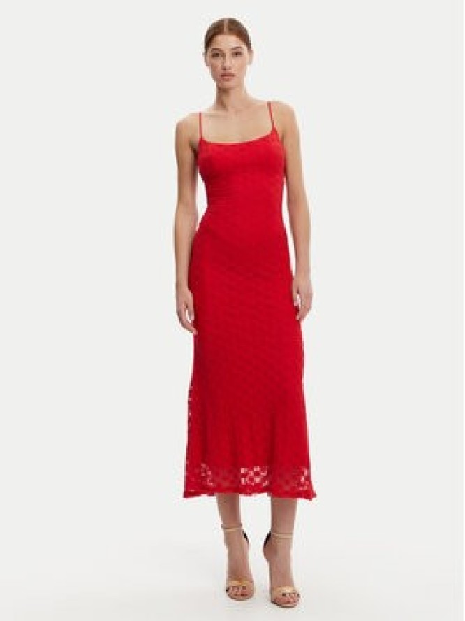 Bardot Sukienka koktajlowa 57998DB1 Czerwony Regular Fit