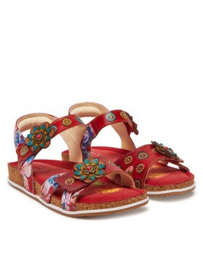 Laura Vita Sandały Brcyano 12 Czerwony