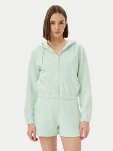 Guess Bluza V5RQ20 KC3D2 Zielony Regular Fit